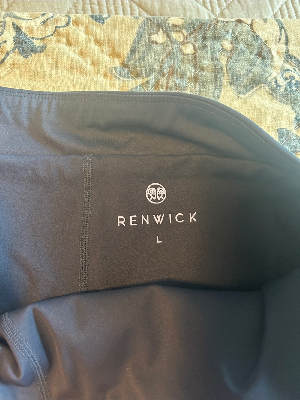 Navy Tennis Skirt with Red Piping and Pleats - Picture 2 of 8